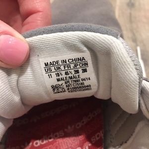 MENS lightly warn Adidas sneakers